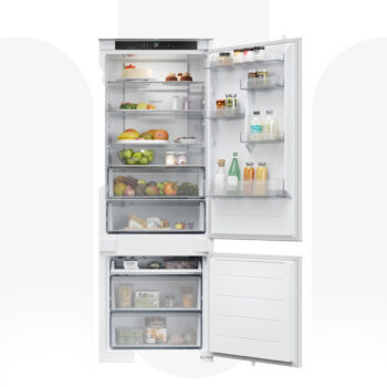 Candy CNBQT3719EW Frees Stand Refrigerator 382L | No Frost Fridge Freezer | Wi-Fi, hOn App & LED Light