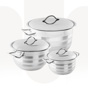 1045, stainless steel cookware set