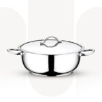 2006 stainless steel shallowpot 34cm