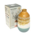 Bottle Shaped Ceramic Flower Vase