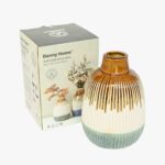 Oval Ceramic Flower Vase