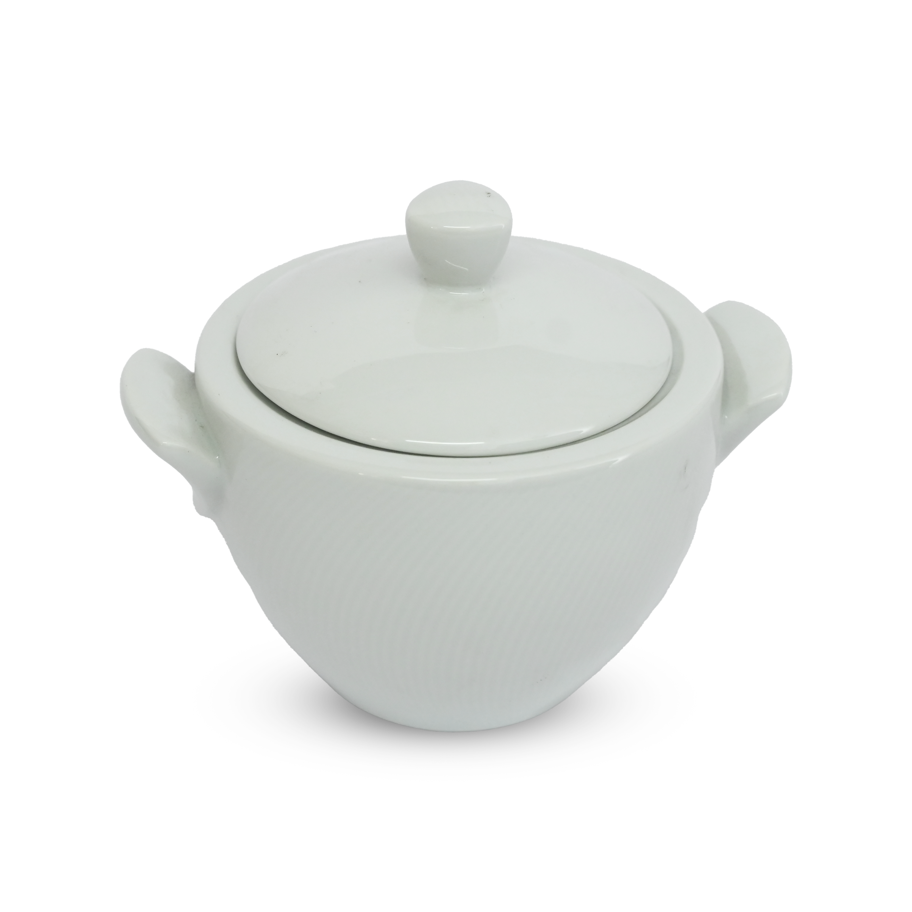 Ceramic Casserole Dish with Lid | White