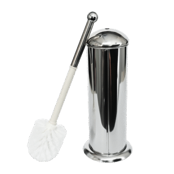 Toilet Brush with Holder | Stainless Steel
