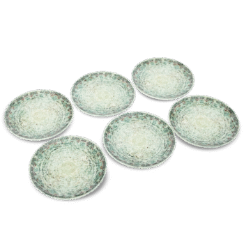 Vintage Pattern Dinnerware Bowl & Plate Set